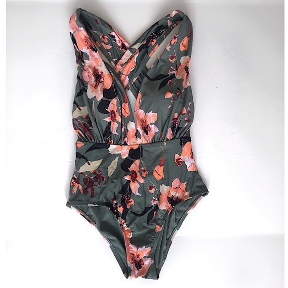 sea angel Other - sea angel floral swimsuit women’s size M green